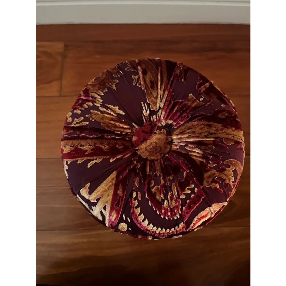Nonnie Waller's Round Storage Box with Drawstring Pouch